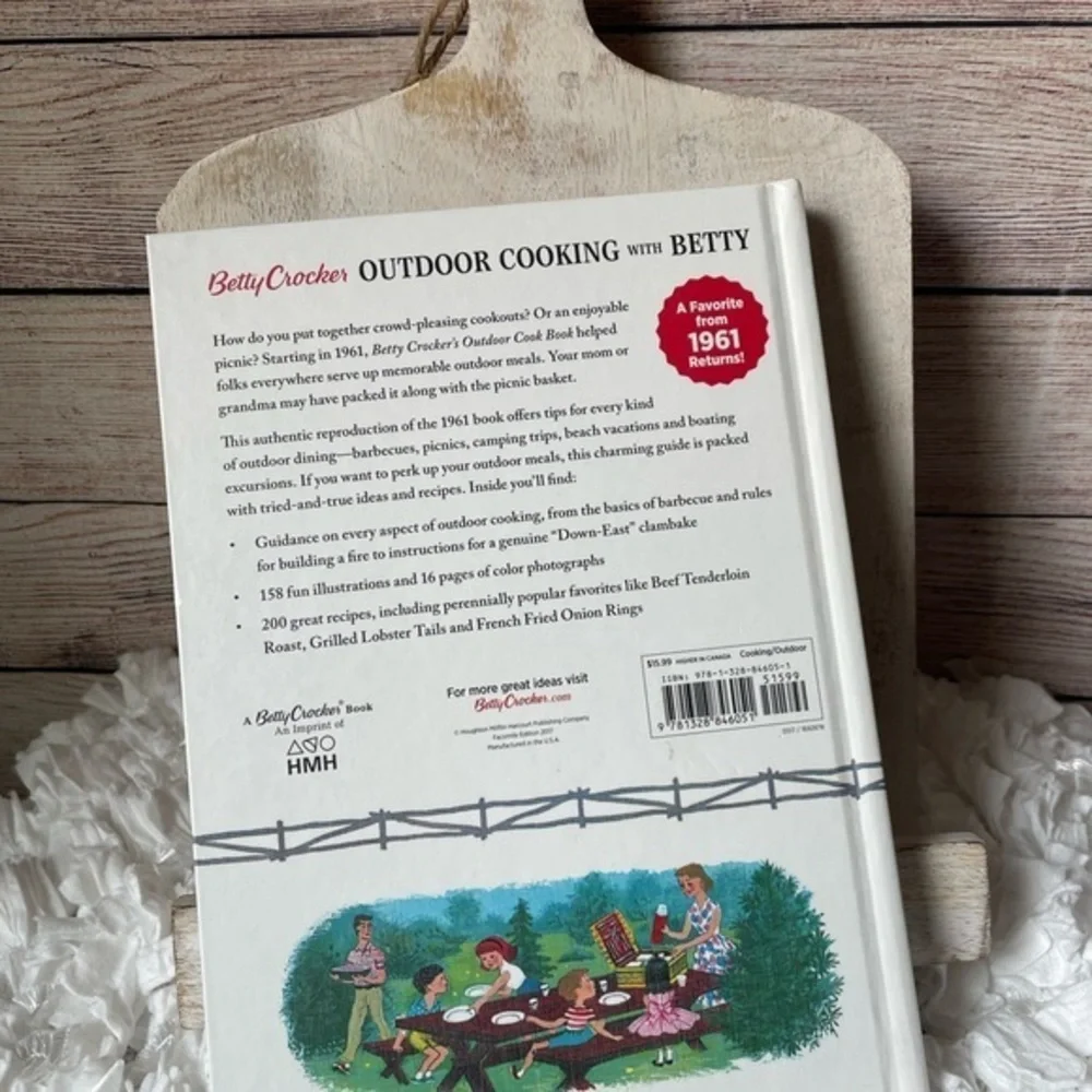 Betty Crocker outdoor cooking with Betty Cookbook